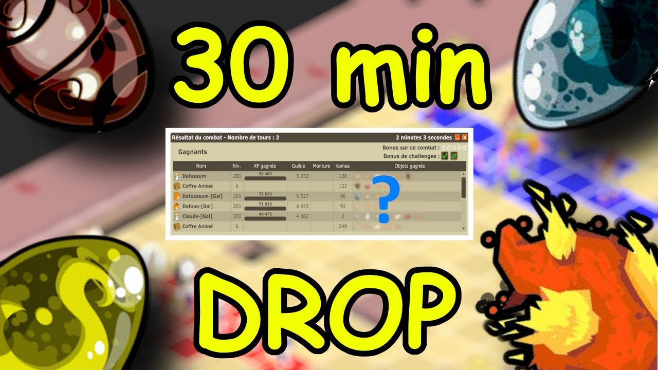 30 MINUTES DE DROP DOFUS - DOFUS RETRO