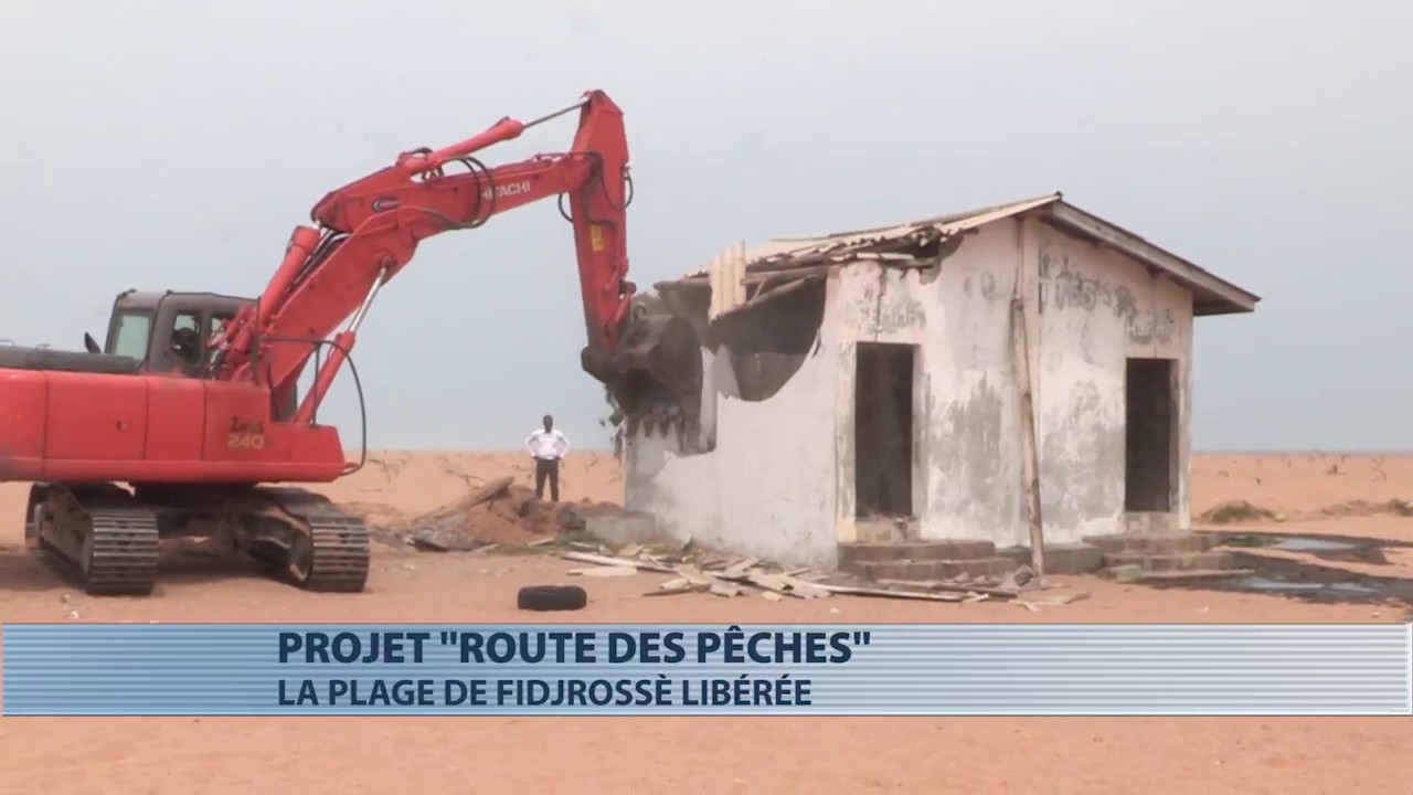 Route des pêches : le déguerpissement a commencé