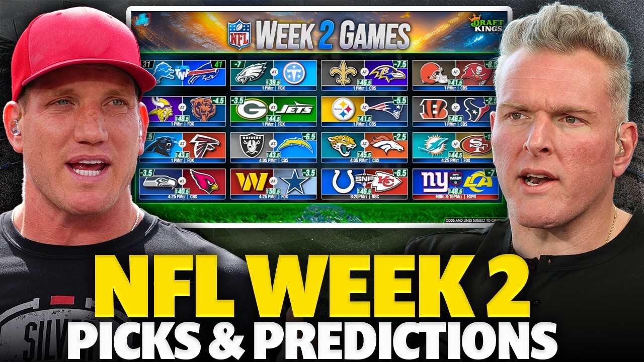 The Pat McAfee Show Makes Its Picks For NFL's Week 2 Games
