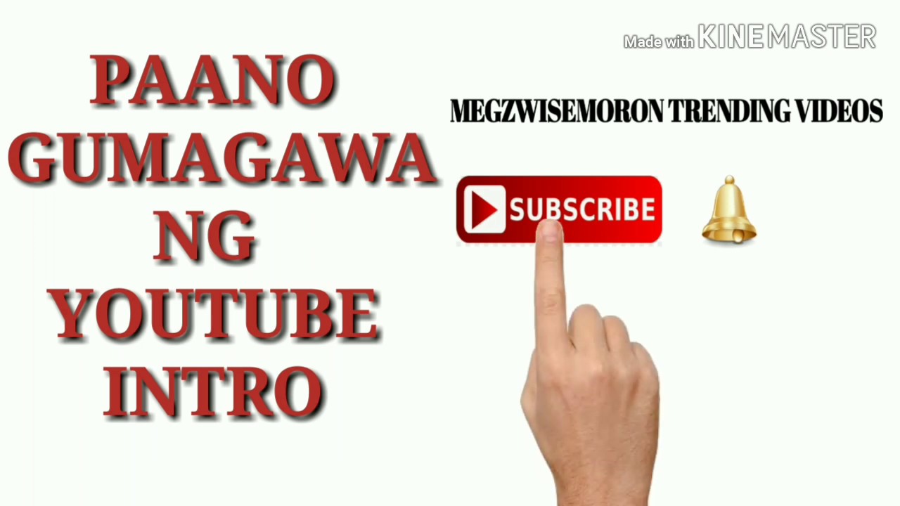 How to Create Youtube Intro 2019|Kinemaster(Tagalog Version)