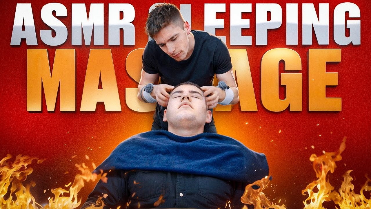 💤ASMR Head & Face Massage for Anxiety: Calm Your Mind💈