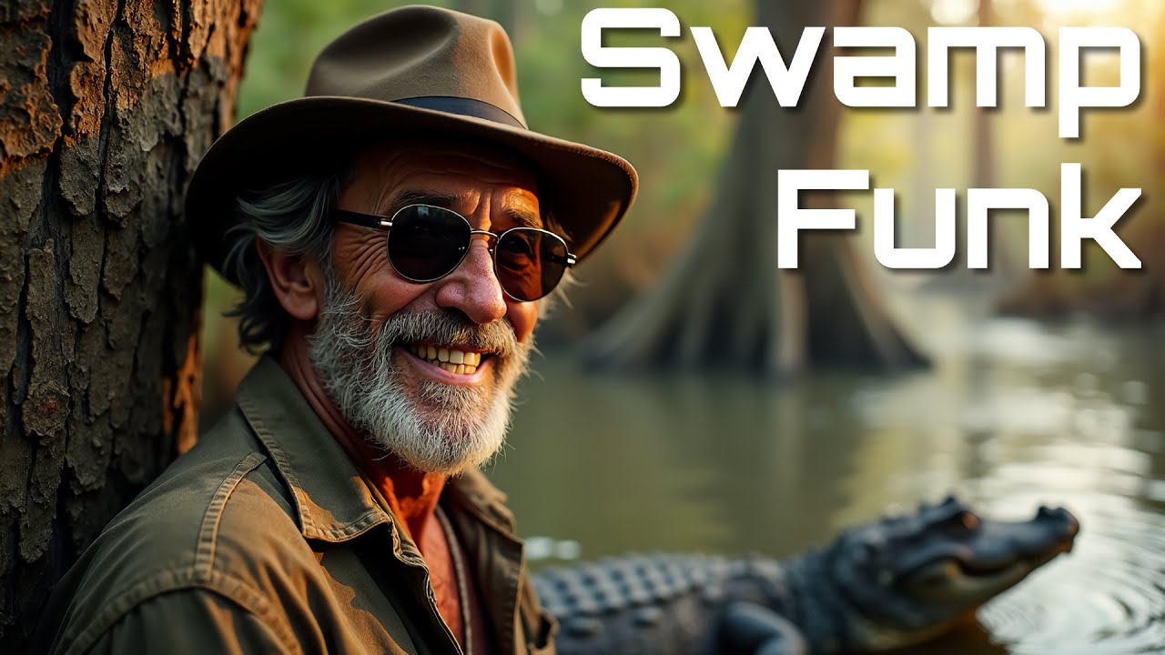Gator Tooth Grin | Dirty Swamp Funk & Blues Rock Boogie (4K Instrumental)