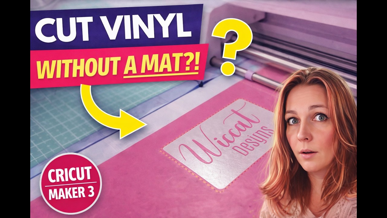 No Mat Needed?! Cricut Maker 3 Test (Shocking Result) #cricut