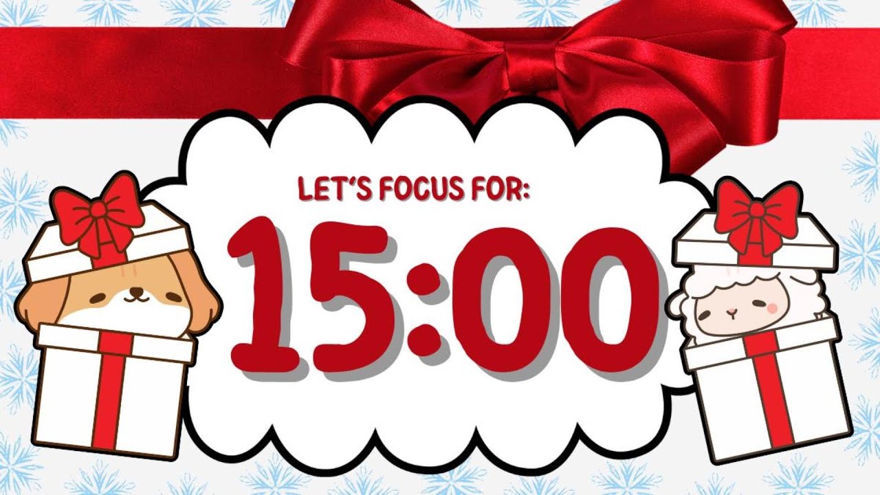 🎁 A Festive 15 Minute Christmas-themed Timer for Classrooms 