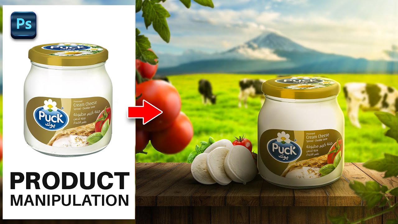 01 - Product Poster Design | Product Manipulation in Photoshop