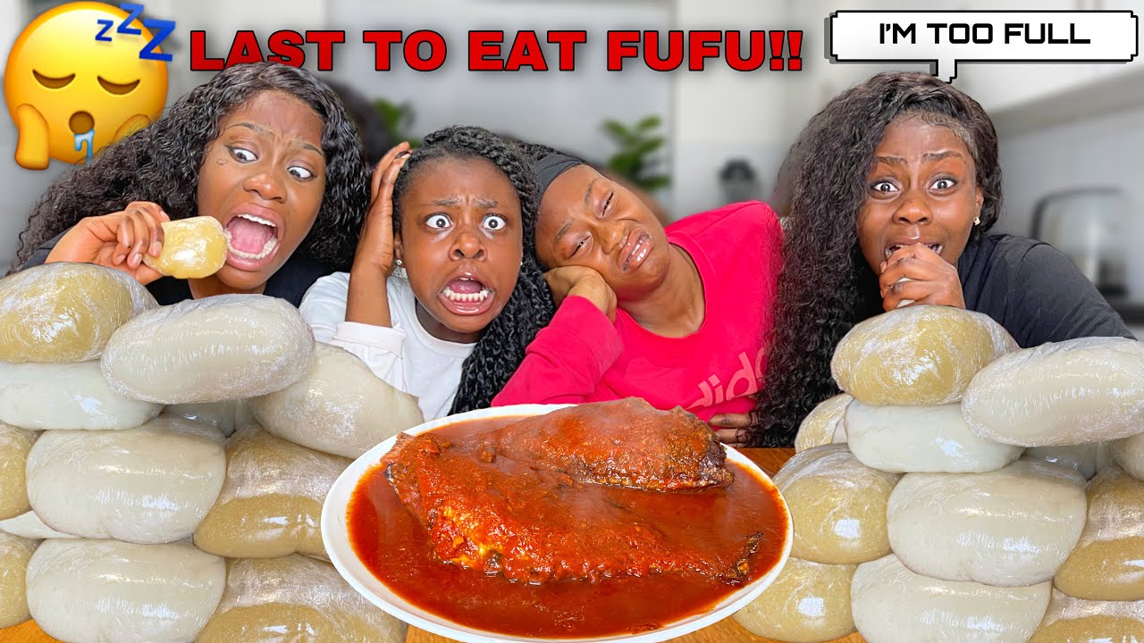 LAST TO STOP EATING PEPPER SOUP with FUFU WINS $1000 (DO NOT TRY THIS AT HOME)