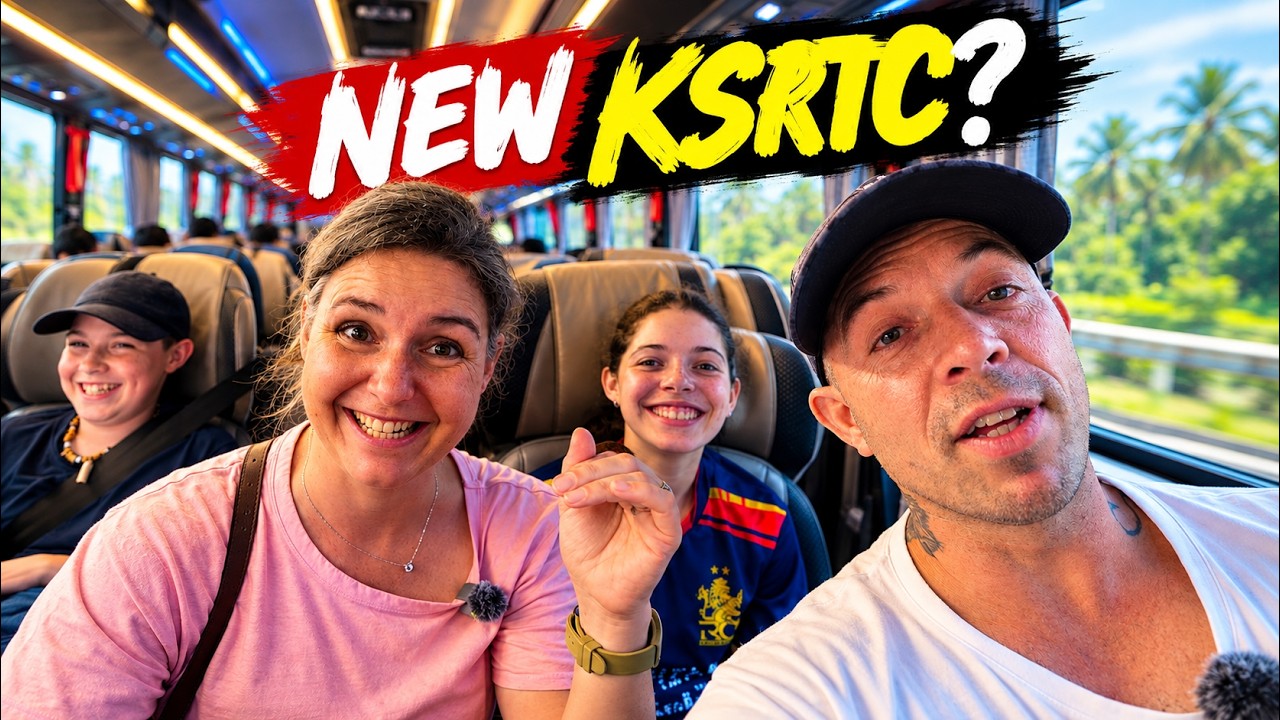 First Time on Kerala&rsquo;s Viral New KSRTC Business Class Bus | Plane on Wheels? 😳