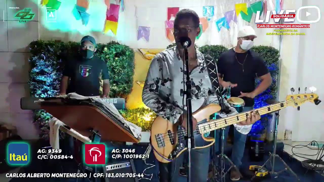 Carlos  Montenegro | Live Solidaria Forroresta da independência da Bahia