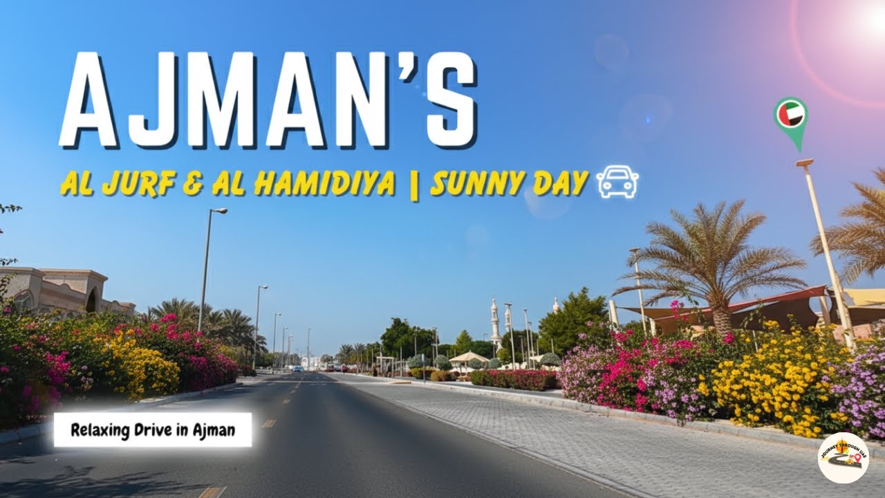 🚘 Exploring Ajman’s Hidden Gems | Al Jurf & Al Hamidiya Drive 🌴 