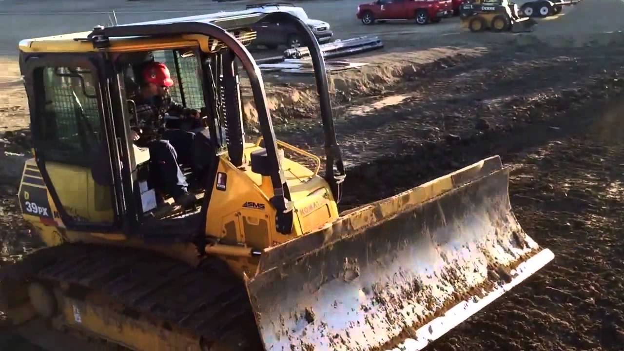 BullDozer work for wall foundation D39
