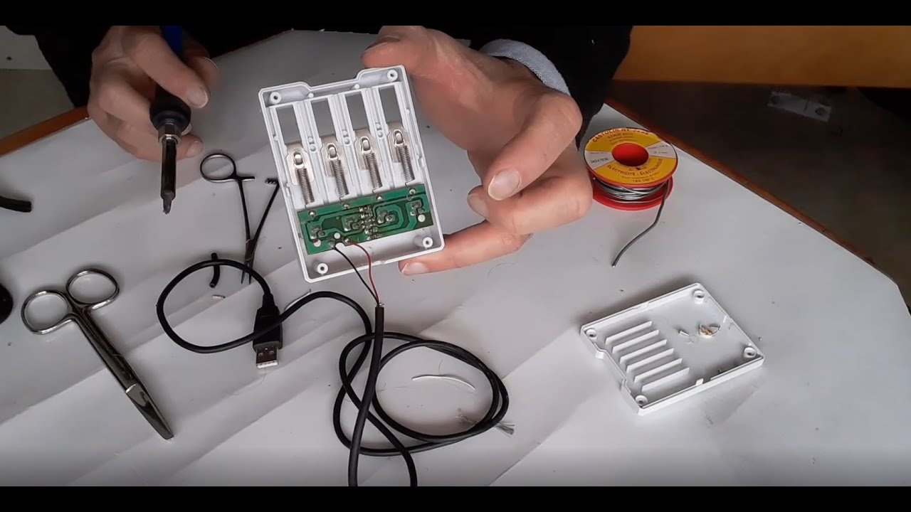 Réparer un chargeur de piles pour 0 euro