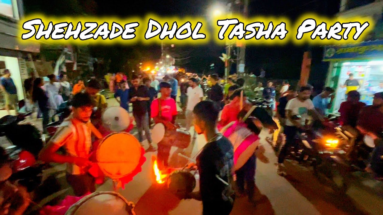 ❤️‍🔥👀Shehzade Dhol Tasha Party👀❤️‍🔥||🤩Santipur Ganesh Puja 2025🤩