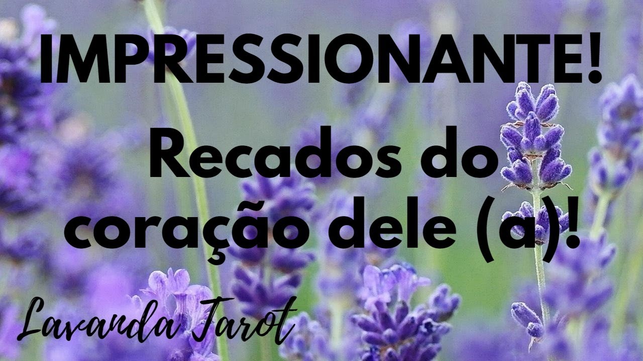 #tarot 💜🪻 IMPRESSIONANTE! Recados dos coração dele (a)!💜🪻