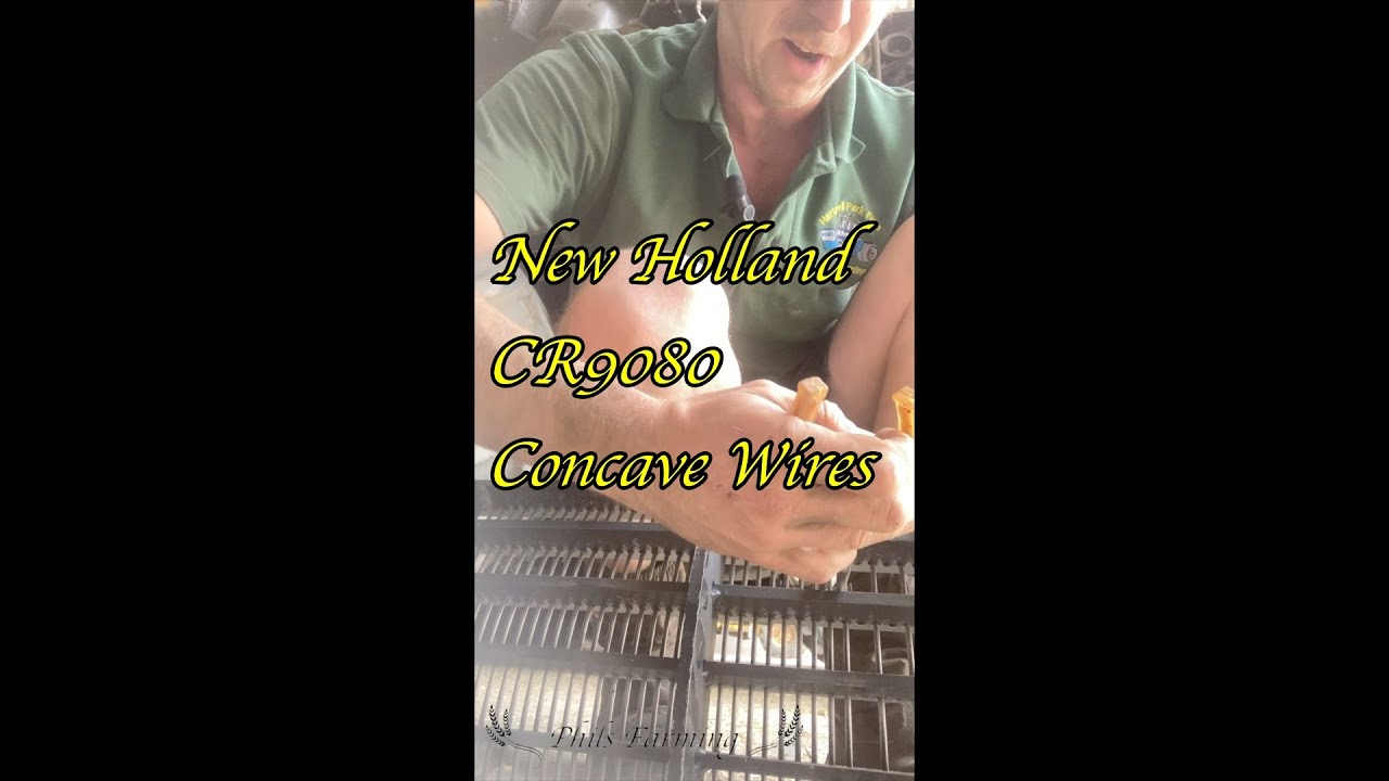 New Holland CR9080 Concave Wires