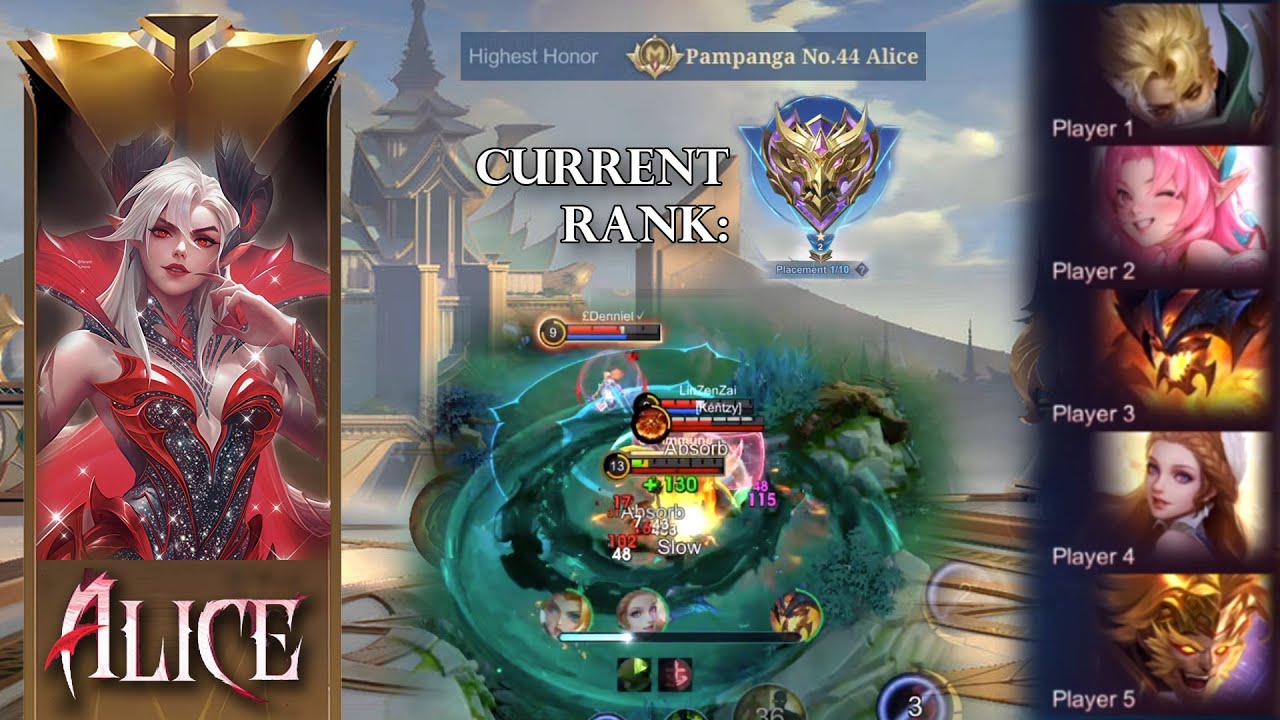 S39 MYTHICAL IMMORTAL GRIND | ROAD TO TOP GLOBAL ALICE EP.4 - CURRENT RANK: MYTHIC(PLACEMENT) 2 STAR