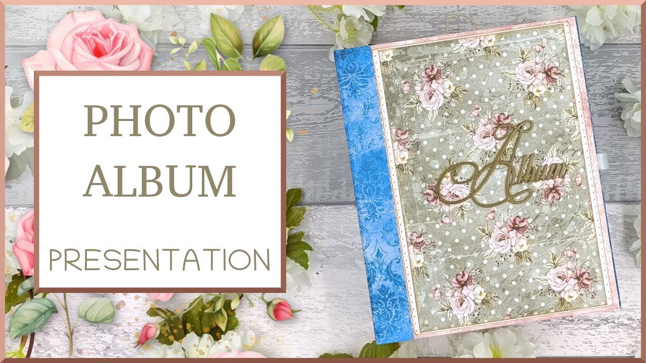 Wedding Gift Idea - Photo Album - Flower Fiesta - Craft O'Clock - presentation, scrapbooking, diy