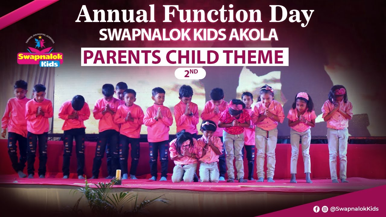 Dance on Importance of parents Theme by School Students Annual Day Performance.