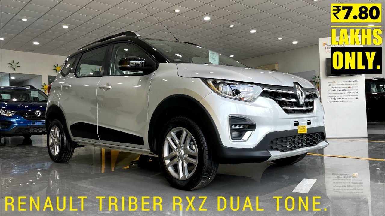 Renault Triber RXZ Top Model Dual Tone Detailed Walkaround | On Road Price, Interior and Exterior