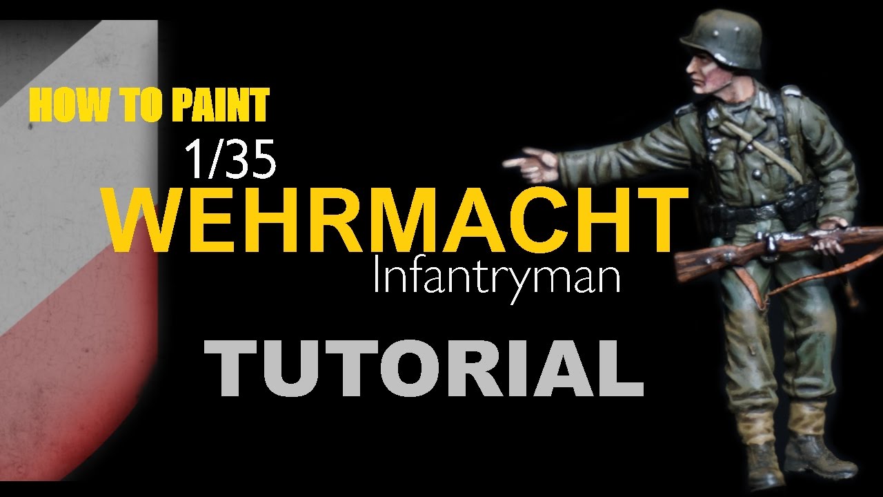 How To Paint 1/35 German World War Two Infantry  TUTORIAL