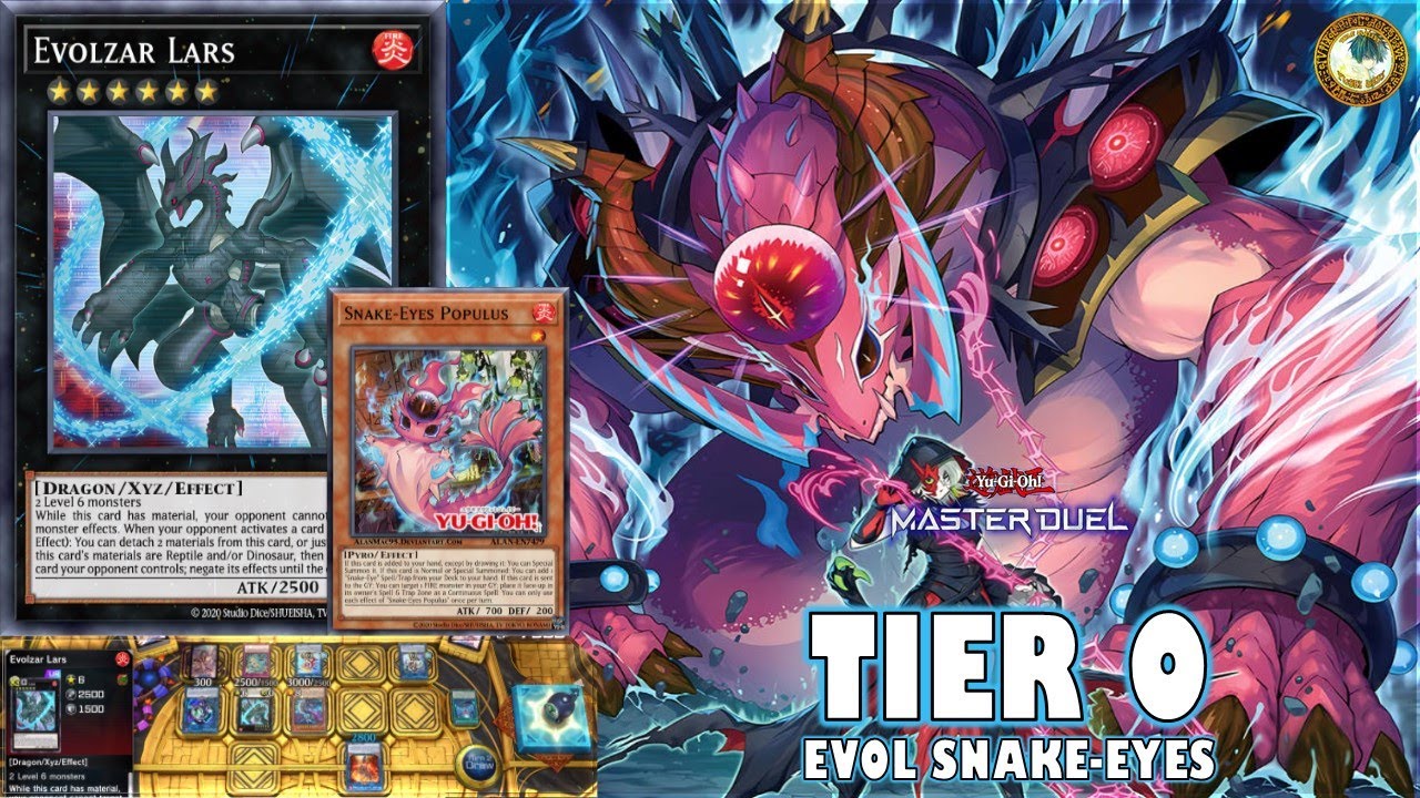TIER 0 Snake Eyes Evolzar NEW Build - Diabellstar Evolsaur Evoltile Combo [Yu-Gi-Oh! MASTER DUEL]