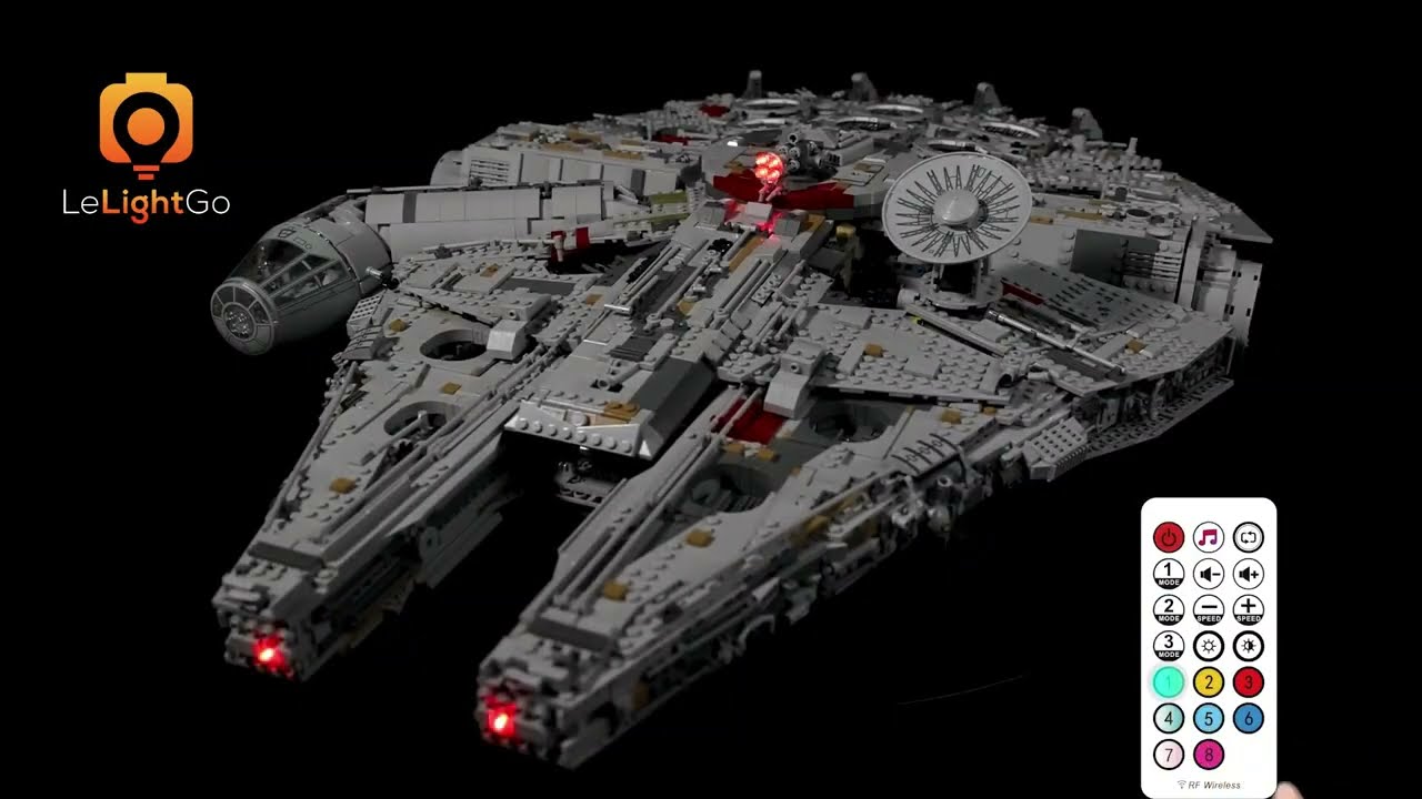 Standard remote control + Sound Light Kit For Star Wars UCS Millennium Falcon 75192