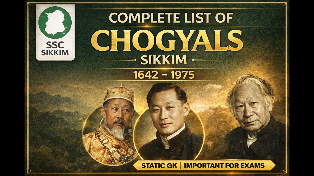 Complete list of Chogyals of Sikkim