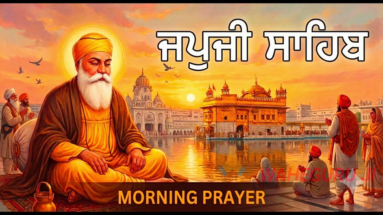 Japji Sahib Full Path | ਸ੍ਰੀ ਜਪੁਜੀ ਸਾਹਿਬ | Morning Sikh Prayer | Seva Te Simran
