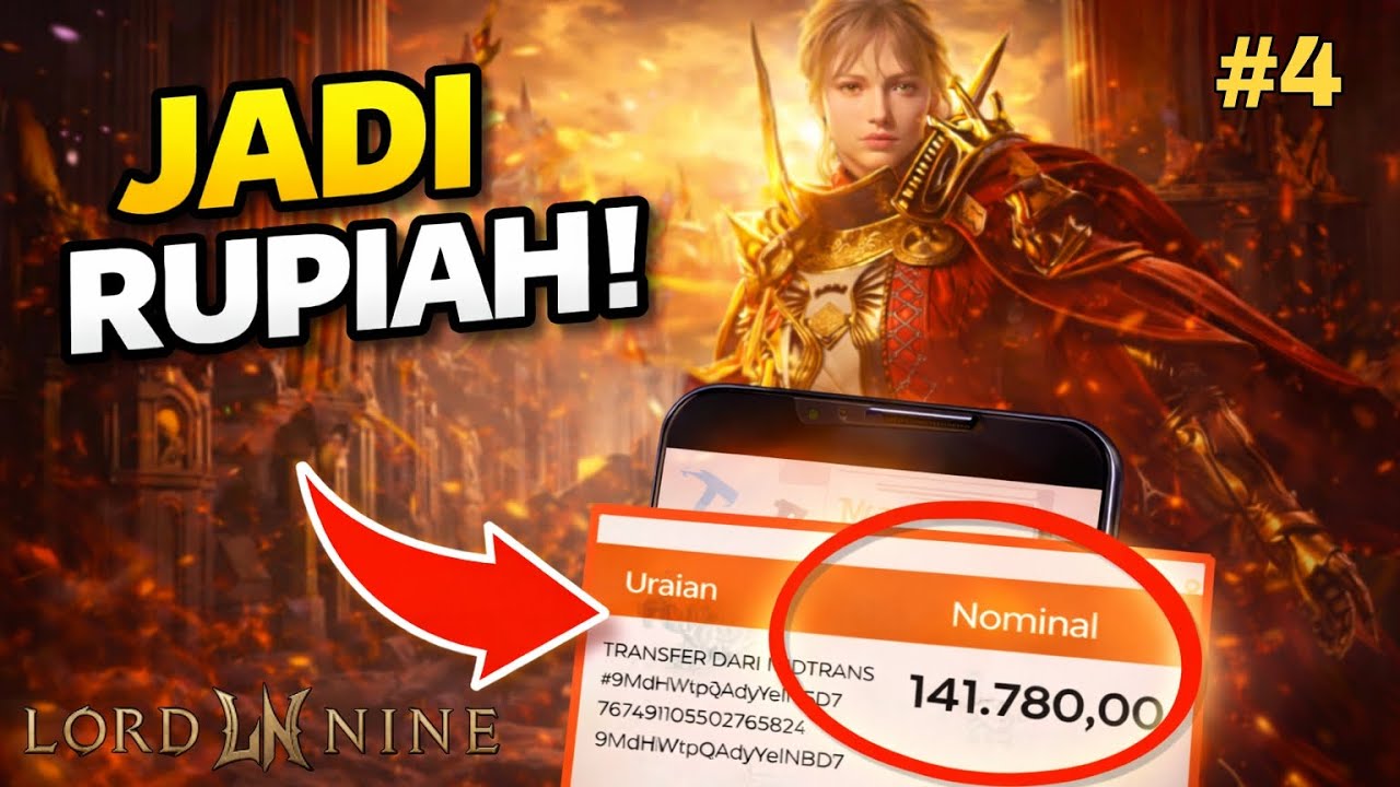 Cara Cairin Hasil LordNine ke Rupiah (Bukti & Step by Step)