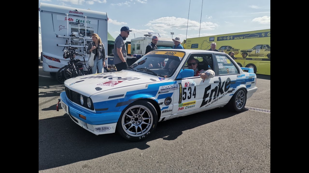 24h Classic 2023 Youngtimer Trophy Nordschleife BMW E30 325i p2