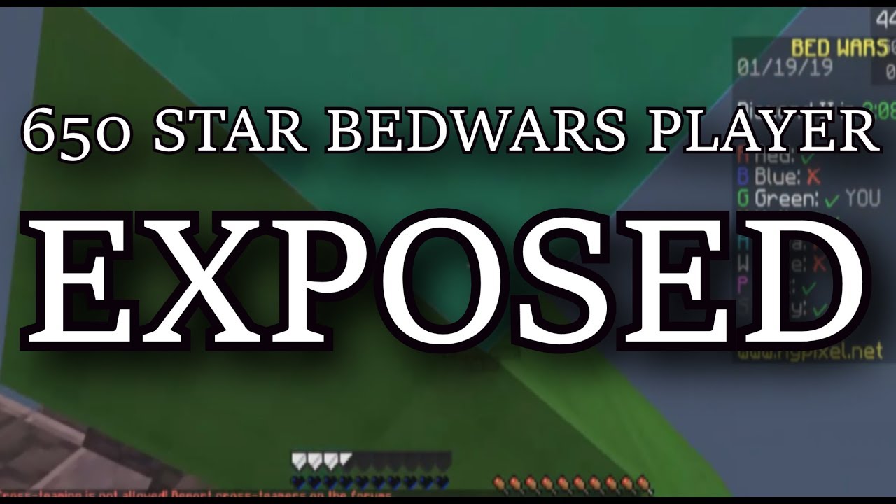 650 Star Bedwars Player Caught BLATANTLY CHEATING