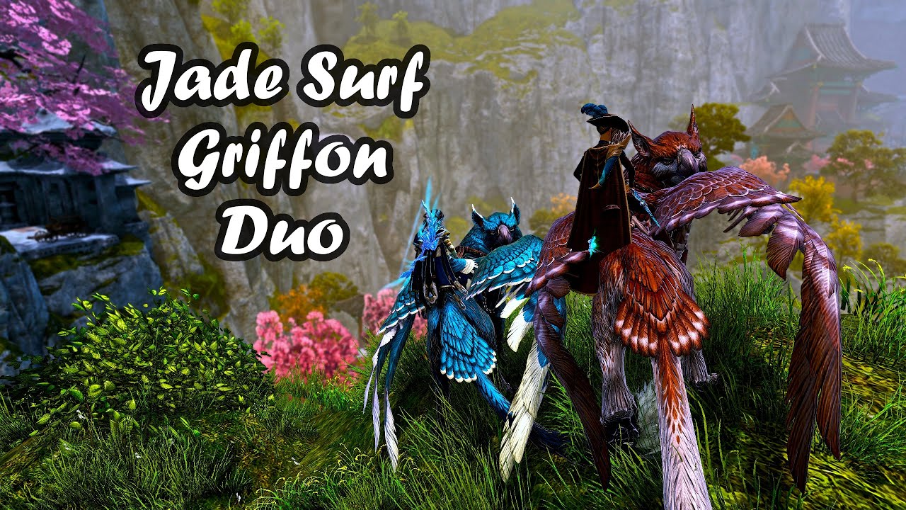 Griffon Stunt Flying Duo: Jade Surf | Guild Wars 2
