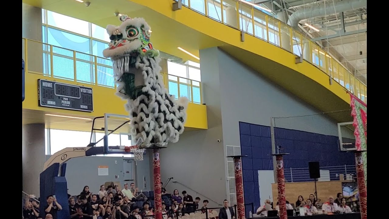 White Lotus Dragon & Lion Dance - High Pole - 2023 ATS USA Nationals Lion Dance Championships