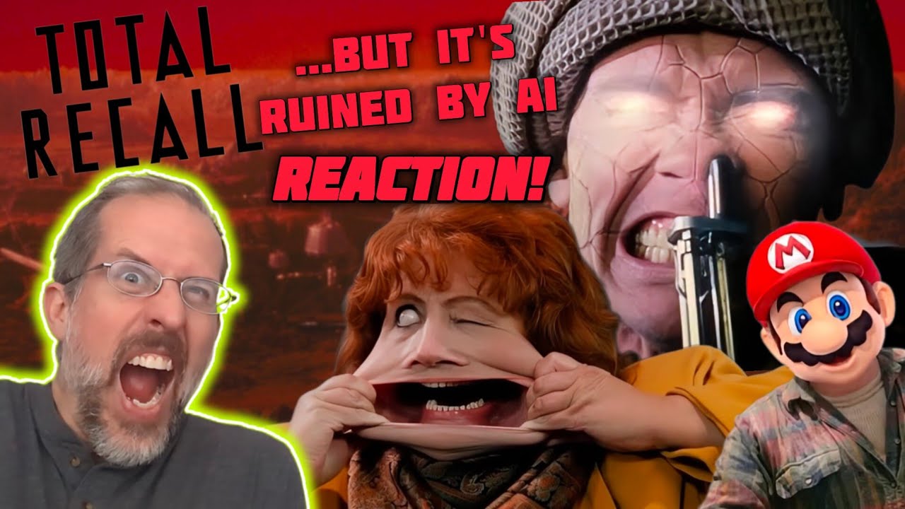 The chick has three WHAT?! | Total Recall but it's Ruined by AI REACTION!