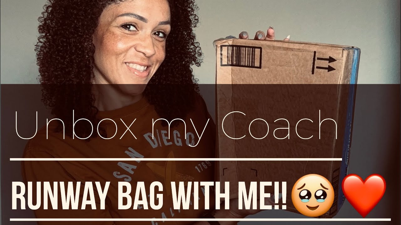 Unbox my Coach Twin Turnlock Bag from the Fall Coach Runway 😱🤯❤️