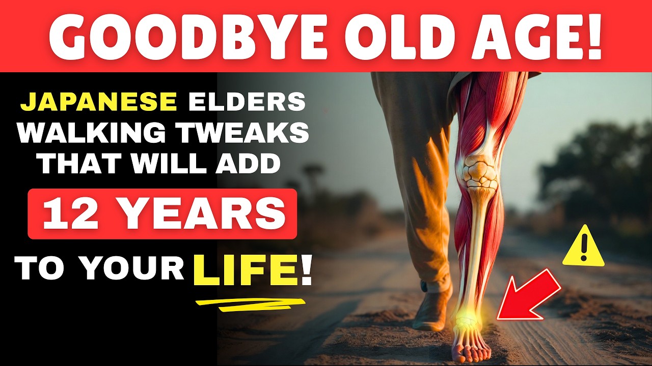 Over 50? Japanese Walking Technique Removes Toxins Better Than You Think | Senior Tips