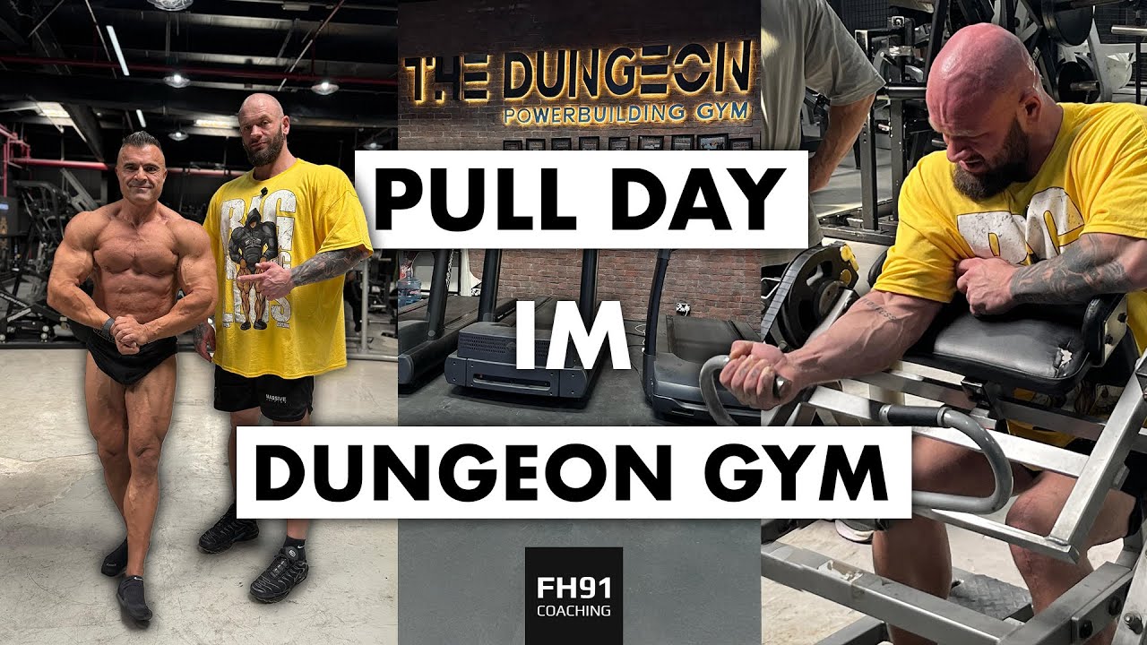 Die besten Maschinen in Dubai 🇦🇪 Training im Dungeon Gym mit Marc 🦾