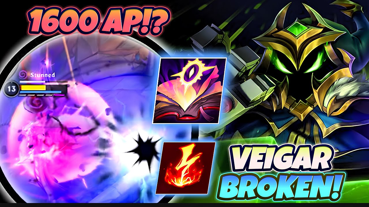 1600 AP LATE GAME MONSTER VEIGAR INSTA-DELETES EVERYONE! WILD RIFT (RUNES & BUILD)