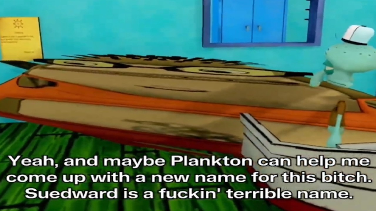 everyone disrespects Squidward's new name