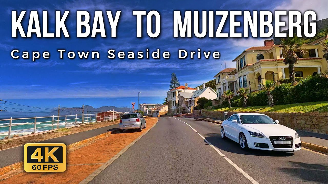Relaxing Drive along Cape Town’s Coastal Beauty | Kalk Bay, St James & Muizenberg 4K