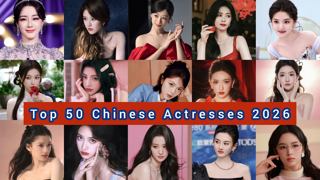 Top 50 Chinese Actresses 2026 | Dilireba, Zhao Lu Si, Yang Zi, Zhang Ruo Nan,...