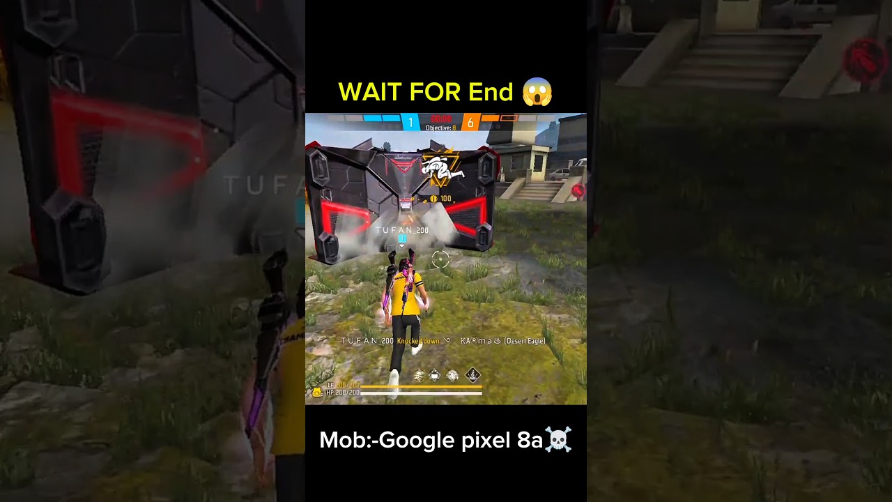Google pixel 8a ☠️💀 Free fire 🔥 gameplay ☠️☠️☠️ 