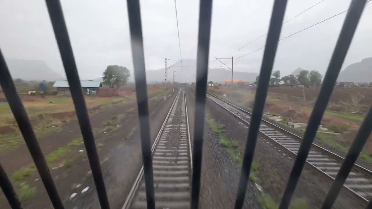 Train running #cabin view  Date 09-01-2023