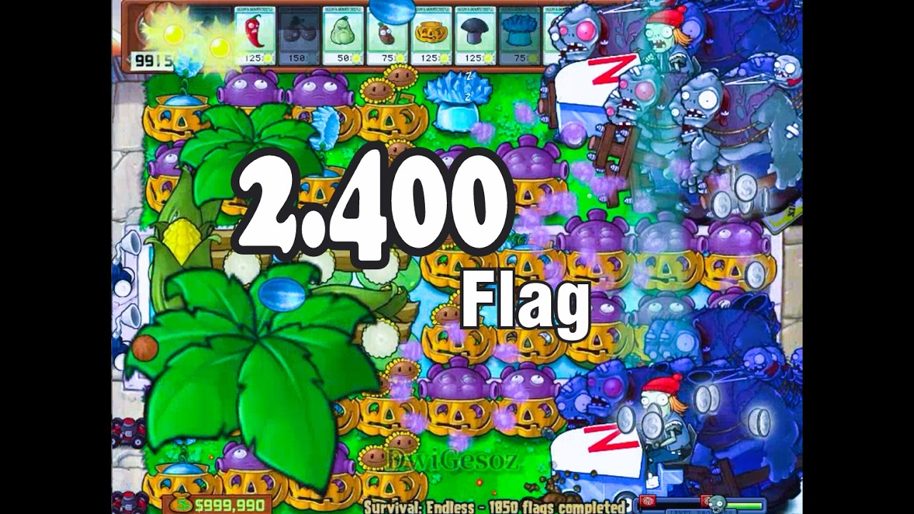 PvZ Survival Endless | 2.400 flag