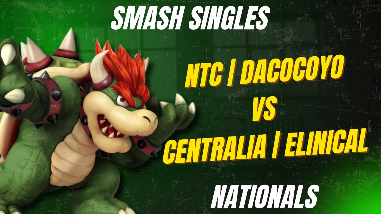 NJCAAE Smash Singles Postseason NTC Dacocoyo vs Centralia Elinical