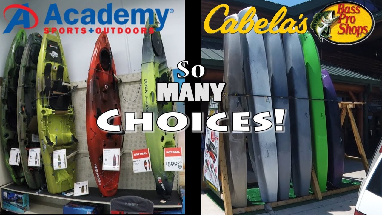 Best Fishing Kayak under 1000 - Academy or Bass Pro (Cabelas) What Kayak Should I Get?
