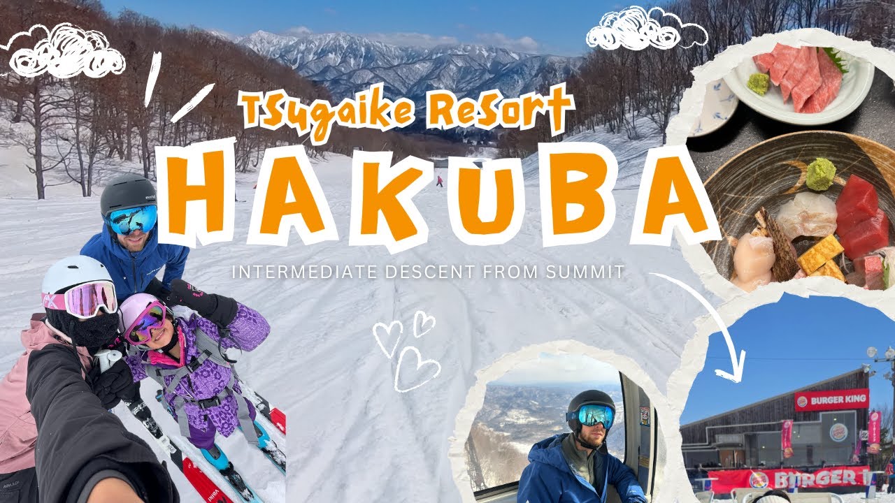 Hakuba’s Tsugaike Resort: Intermediate Descent from Summit