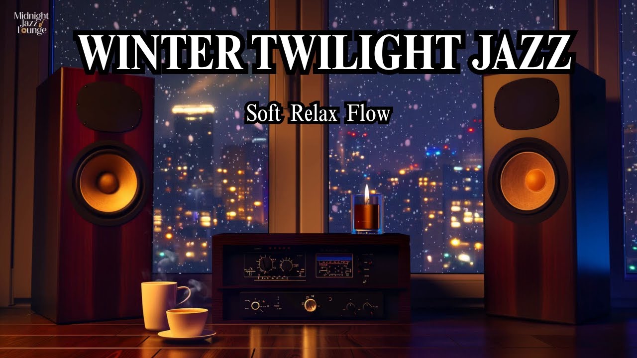 🎷 FEEL DEEP TRANQUILITY | ASMR Jazz Evening Lounge Relax Mind Peace
