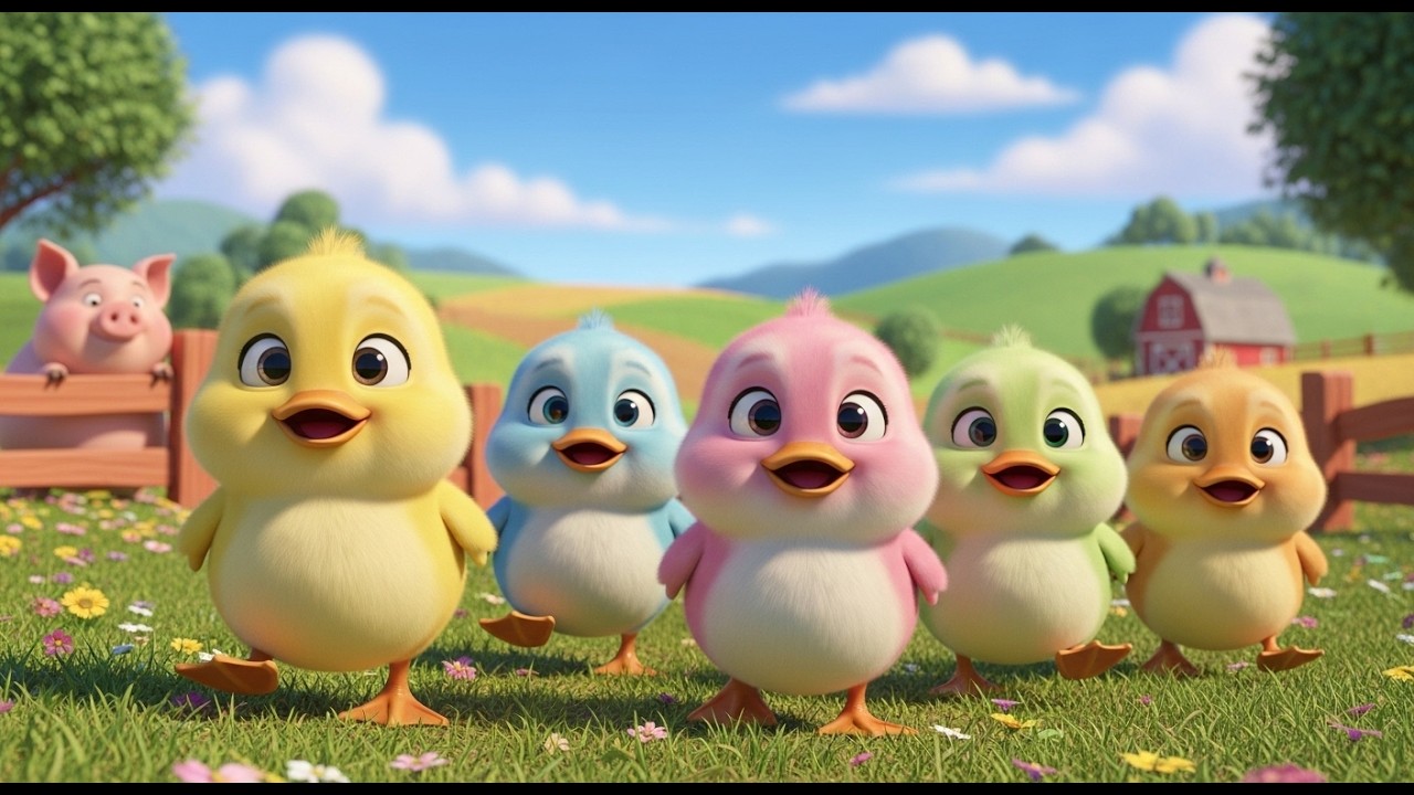 Five Little Ducks Go on a Farm Adventure | Find Mom Challenge for Kids 🦆🌾💛