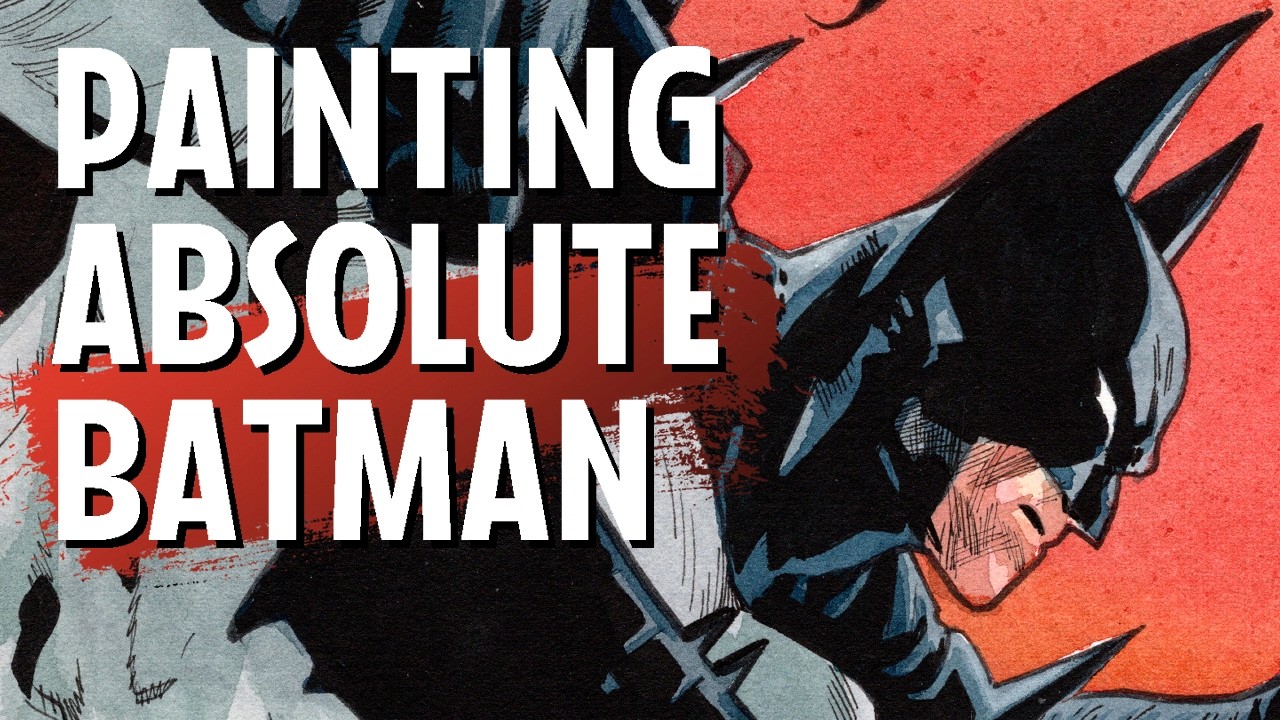 Painting Absolute Batman | Mahmud Asrar Art Timelapse