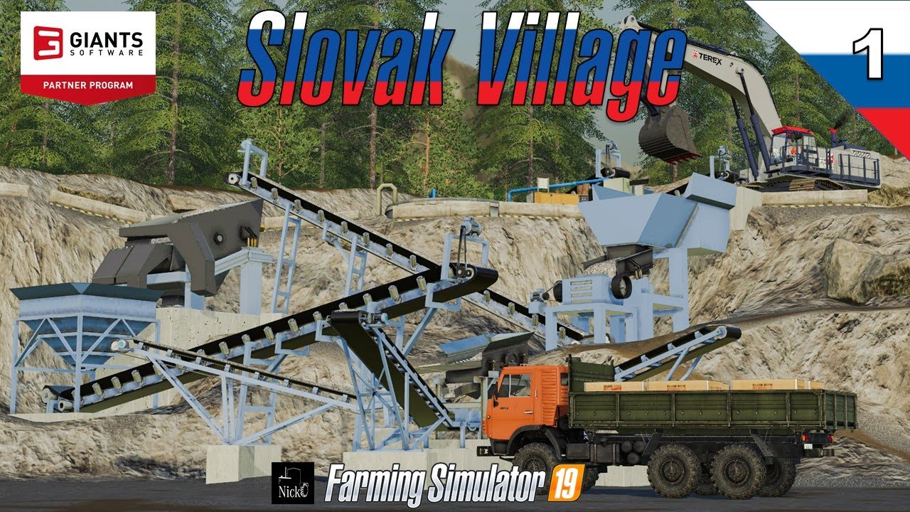 FS 19 ⛏️ Slovak Village ep.1 - Cava ed estrazione con dinamite